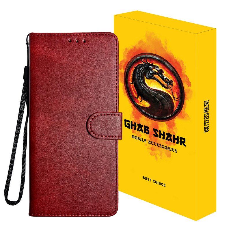 کیف کلاسوری قاب شهر مدل CLUX مناسب برای گوشی موبایل شیائومی Redmi Note 11 به همراه بندآویز