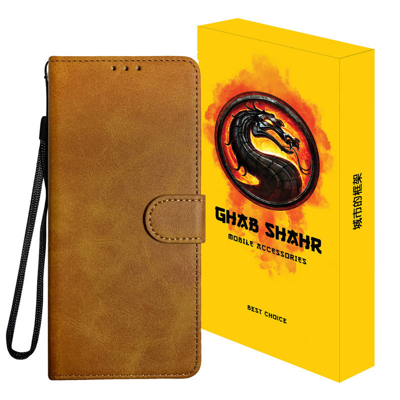 کیف کلاسوری قاب شهر مدل CLUX مناسب برای گوشی موبایل هوآوی Y6p به همراه بندآویز