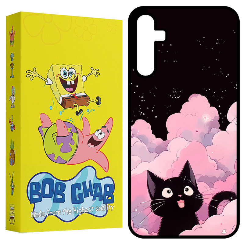 کاور باب قاب طرح گربه مدل BCPA35 مناسب برای گوشی موبایل سامسونگ Galaxy A35 5G