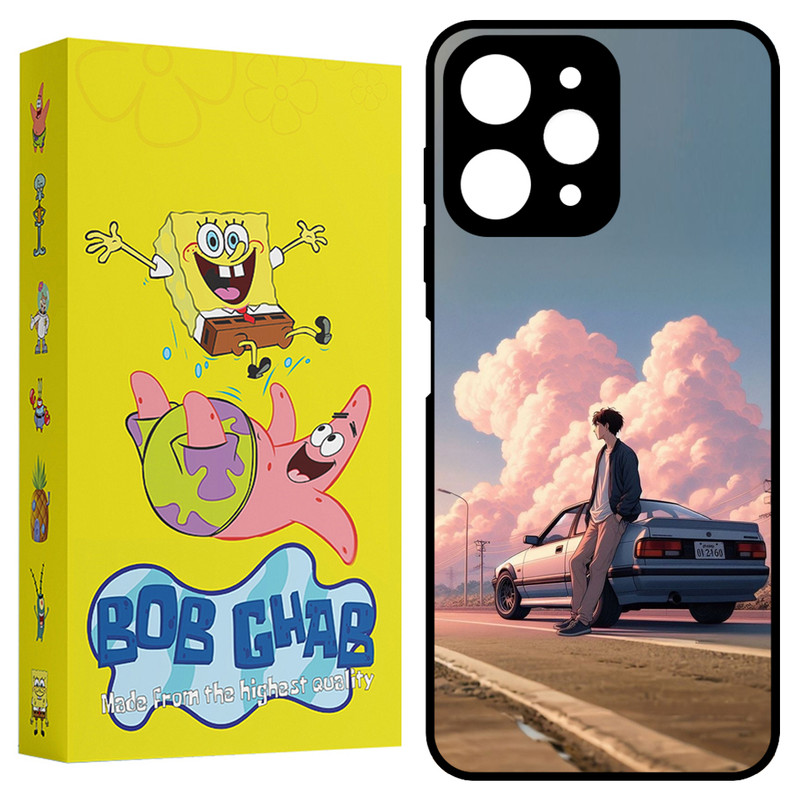 کاور باب قاب طرح ماشین مدل BCPR12 مناسب برای گوشی موبایل شیائومی Redmi 12 4G / Redmi 12 5G / Poco M6 Pro 5G
