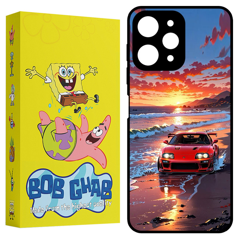 کاور باب قاب طرح ماشین مدل BCPR12 مناسب برای گوشی موبایل شیائومی Redmi 12 4G / Redmi 12 5G / Poco M6 Pro 5G