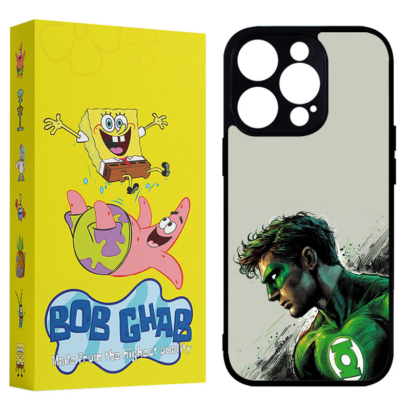 کاور باب قاب طرح گرین لترن مدل BCP15P مناسب برای گوشی موبایل اپل iPhone 15 Pro