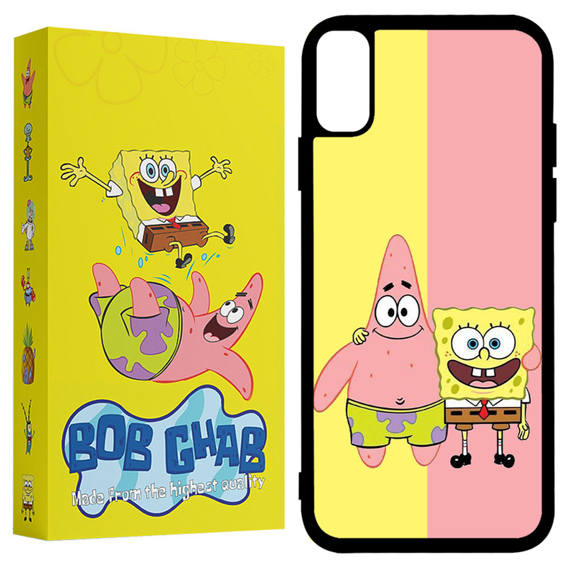 کاور باب قاب طرح باب اسفنجی مدل BCPX مناسب برای گوشی موبایل اپل iPhone X / XS