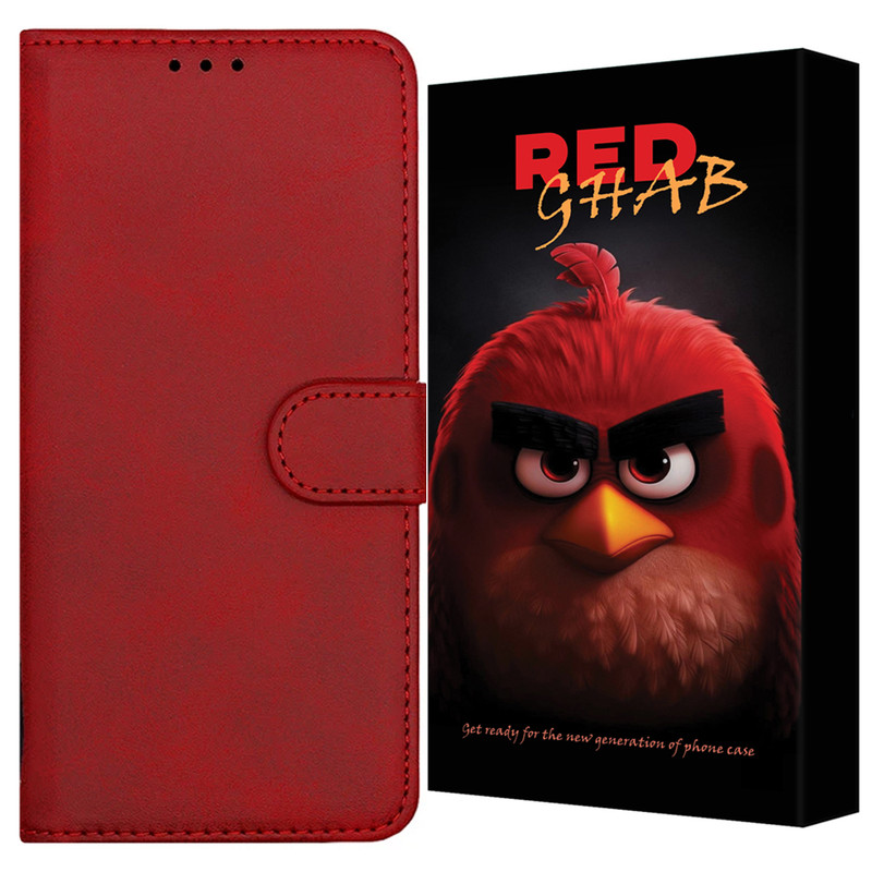 کیف کلاسوری رد قاب مدل KKR مناسب برای گوشی موبایل شیائومی Redmi Note 14 Pro 4G