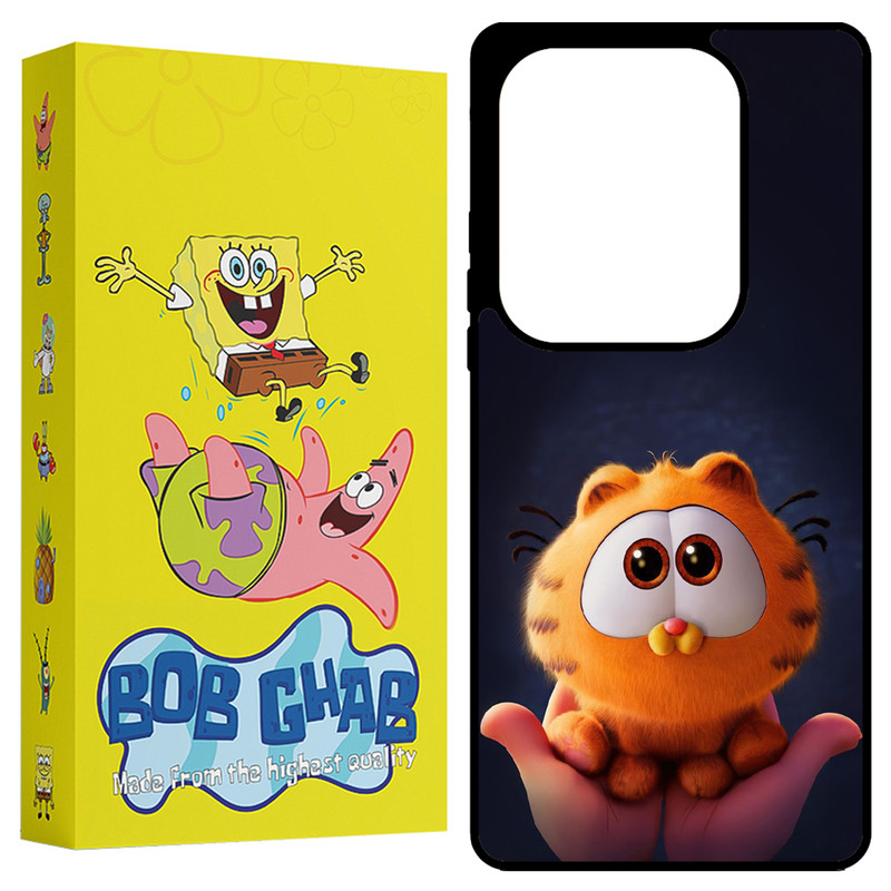 کاور باب قاب طرح گارفیلد مدل BCPN13P مناسب برای گوشی موبایل شیائومی Redmi Note 13 Pro 4G / Poco M6 Pro 4G