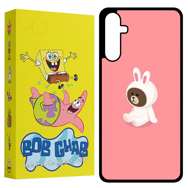 کاور باب قاب طرح خرسی مدل BCPA34 مناسب برای گوشی موبایل سامسونگ Galaxy A34 5G