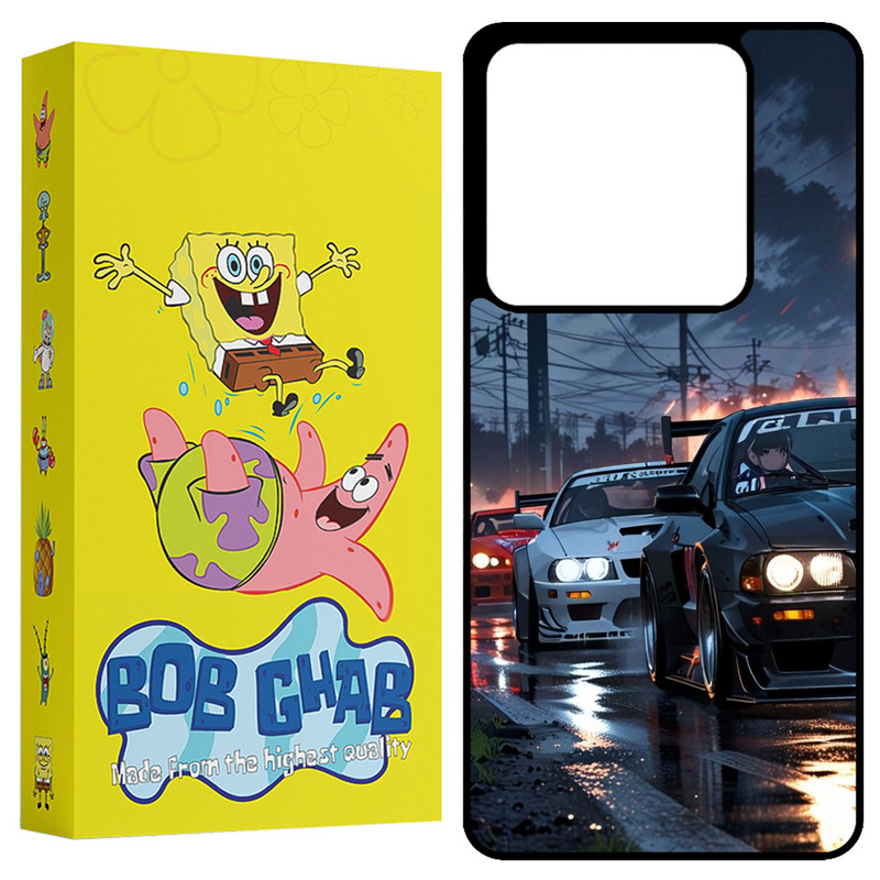 کاور باب قاب طرح ماشین مدل BCPX6 مناسب برای گوشی موبایل شیائومی Redmi Note 13 Pro 5G / Poco X6 5G