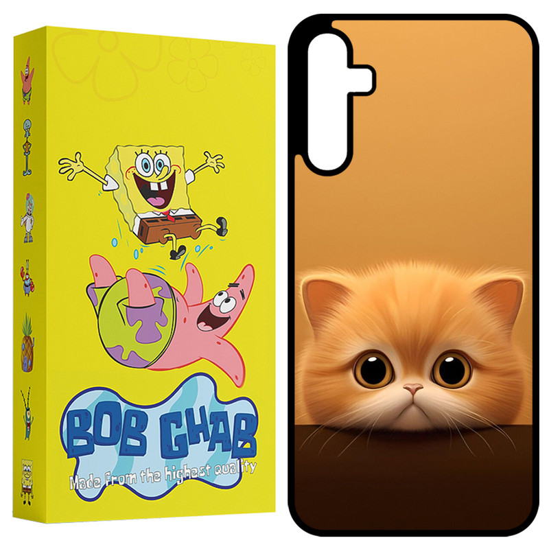 کاور باب قاب طرح گربه مدل BCPA35 مناسب برای گوشی موبایل سامسونگ Galaxy A35 5G
