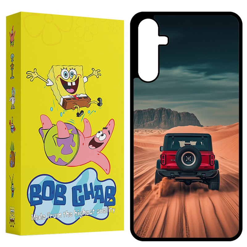 کاور باب قاب طرح ماشین مدل BCPA24 مناسب برای گوشی موبایل سامسونگ Galaxy A24 4G