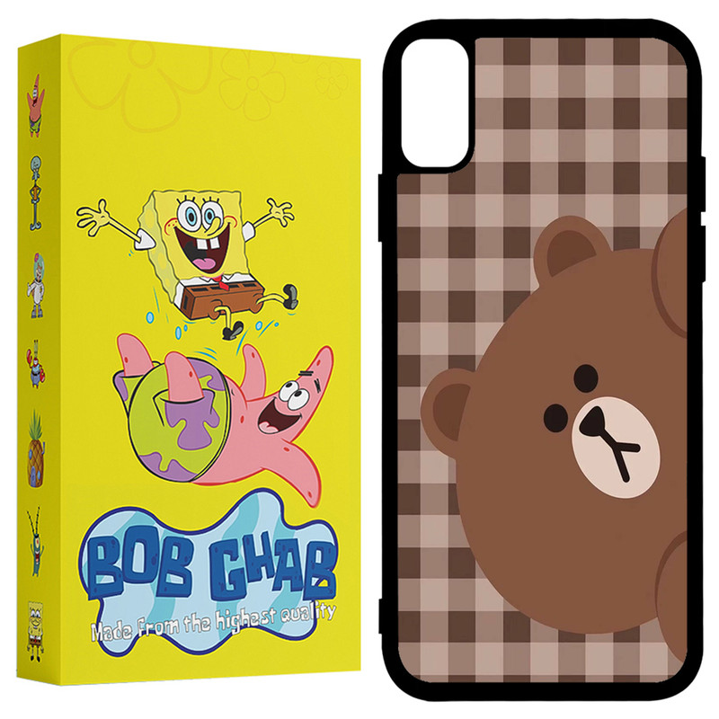 کاور باب قاب طرح خرس مدل BCPX مناسب برای گوشی موبایل اپل iPhone X / XS