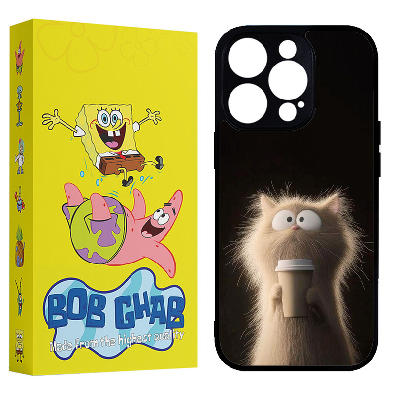 کاور باب قاب طرح گربه مدل BCP14P مناسب برای گوشی موبایل اپل iPhone 14 Pro