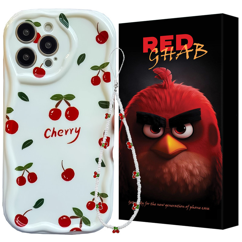 کاور رد قاب مدل ALBR مناسب برای گوشی موبایل اپل iPhone 16  Pro Max به همراه بند آویز