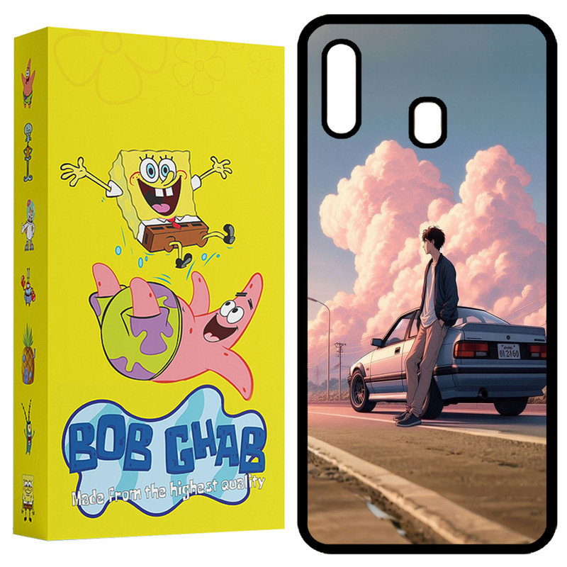 کاور باب قاب طرح ماشین مدل BCPA20 مناسب برای گوشی موبایل سامسونگ Galaxy A30 / A20 / M10s
