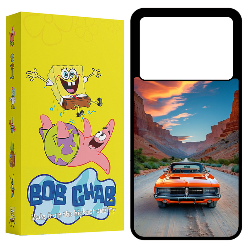 کاور باب قاب طرح ماشین مدل BCPX6P مناسب برای گوشی موبایل شیائومی Poco X6 Pro 5G / Redmi K70E