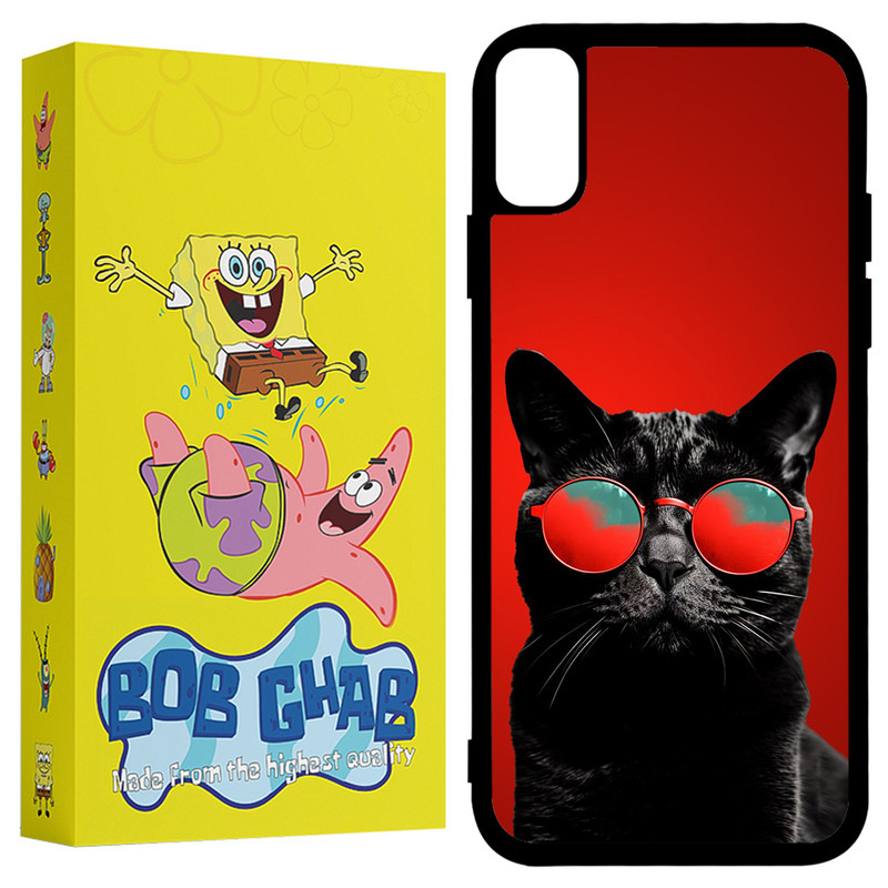 کاور باب قاب طرح گربه مدل BCPXR مناسب برای گوشی موبایل اپل iPhone XR