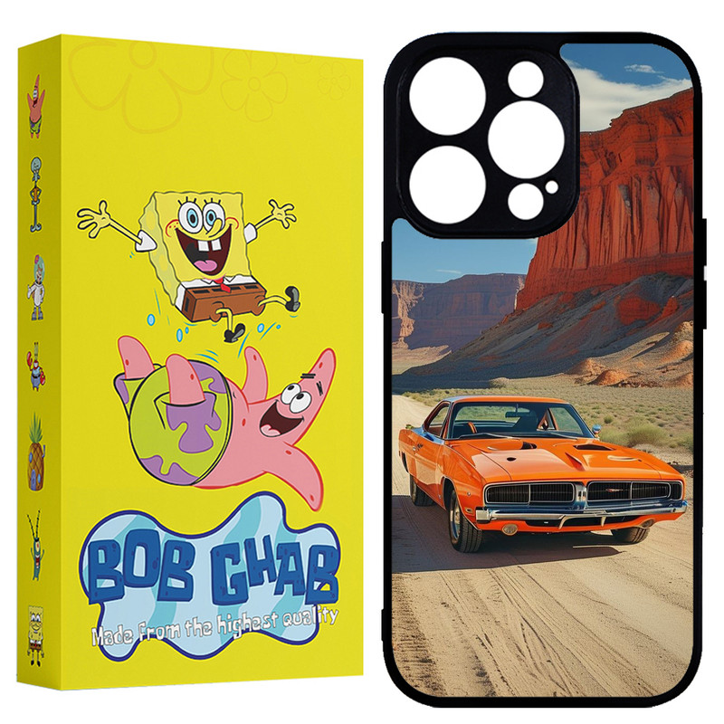 کاور باب قاب طرح ماشین مدل BCP15P مناسب برای گوشی موبایل اپل iPhone 15 Pro