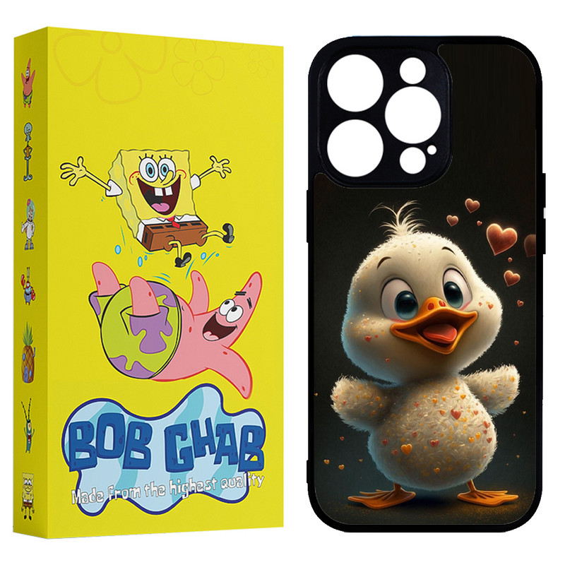 کاور باب قاب طرح جوجه اردک مدل BCP15P مناسب برای گوشی موبایل اپل iPhone 15 Pro