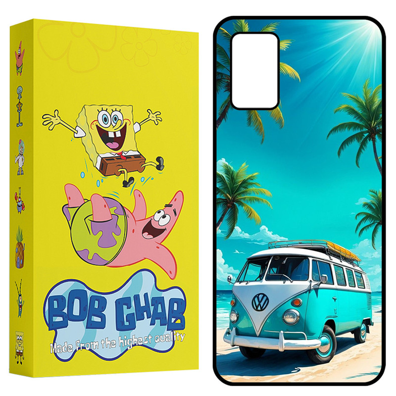 کاور باب قاب طرح ماشین مدل BCPA03S مناسب برای گوشی موبایل سامسونگ Galaxy A02s / M02s / A03s / F02s