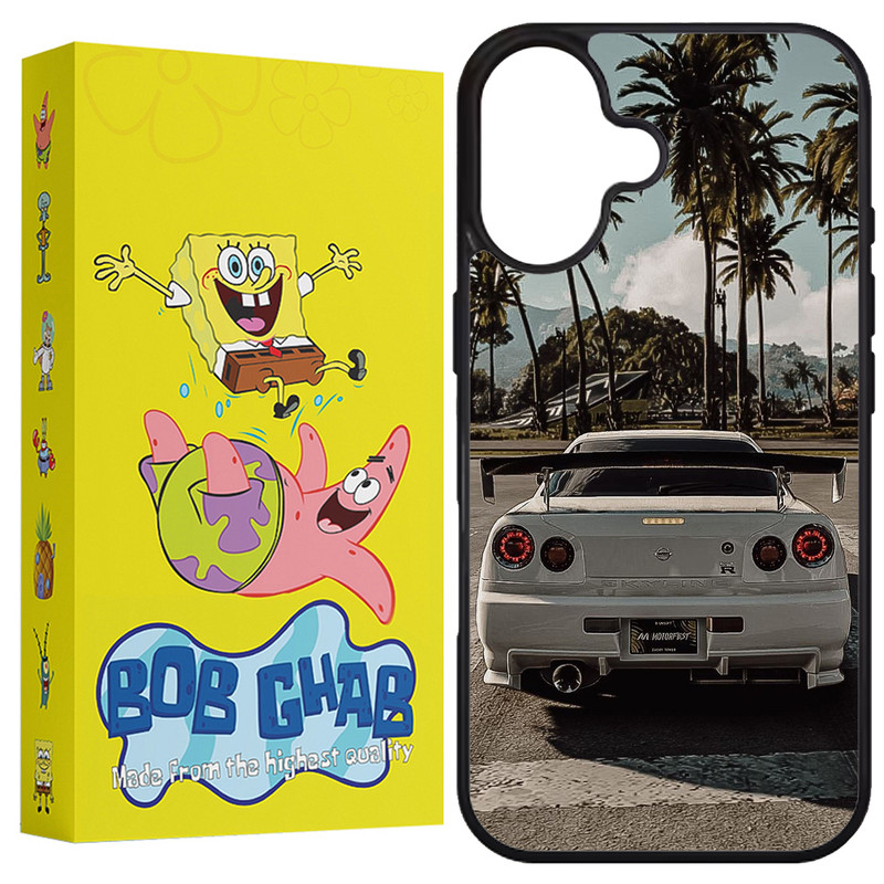کاور باب قاب طرح ماشین مدل B16PL مناسب برای گوشی موبایل اپل iPhone 16 Plus