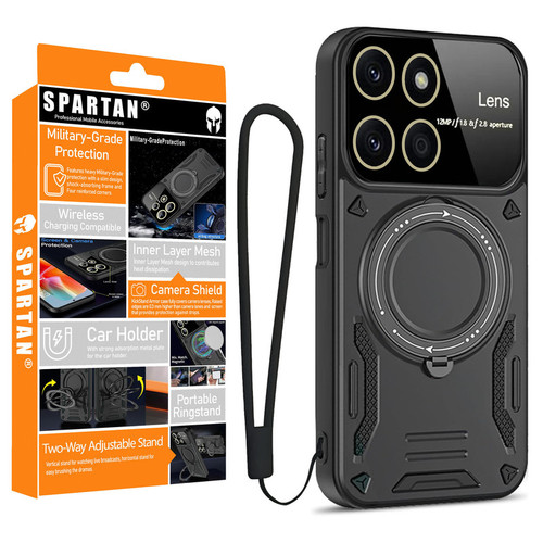 کاور اسپارتان مدل Hybrid Armor Strap مناسب برای گوشی موبایل آنر X8b به همراه بند