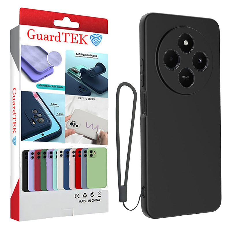 کاور گاردتک مدل Silicamp Strap مناسب برای گوشی موبایل شیائومی Redmi 14C / Redmi 14R به همراه بند