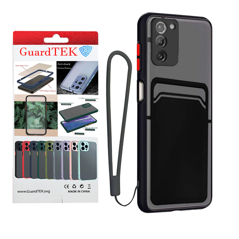 کاور گاردتک آساک مدل MBC Card Strap مناسب برای گوشی موبایل سامسونگ Galaxy A03S به همراه بندآویز