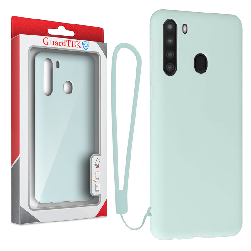 کاور گاردتک مدل Silicamp OPN مناسب برای گوشی موبایل سامسونگ Galaxy A21 به همراه بند