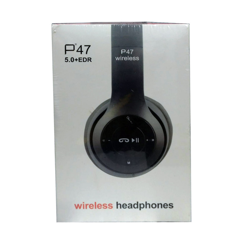 هدفون بی سیم بلوتوث مدل P47-5.0+EDR کد 6989532512530