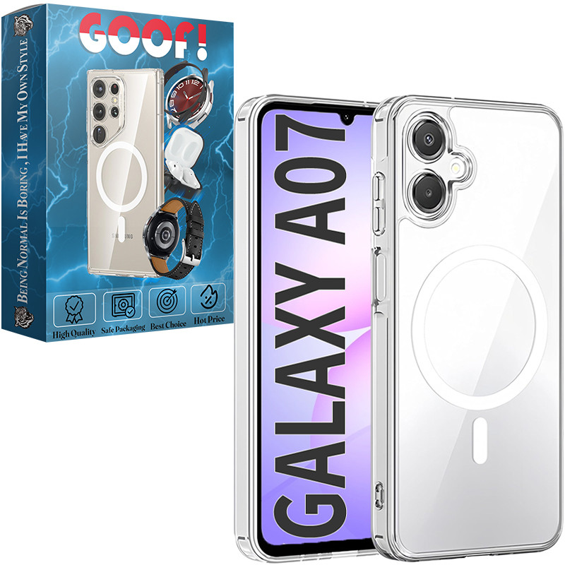 کاور گوف مدل Clear مناسب برای گوشی موبایل سامسونگ Galaxy A07