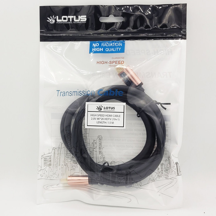 کابل HDMI لوتوس مدل 4K طول 1.5 متر