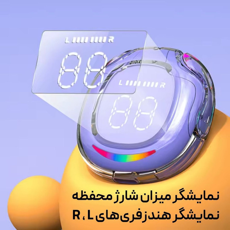 هدفون بلوتوثی مدل RC-TWS V5.4