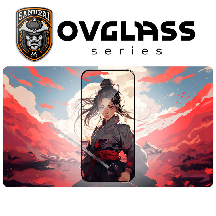 محافظ صفحه نمایش سامورایی مدل ovglass مناسب برای گوشی موبایل شیائومی Poco X7 Pro
