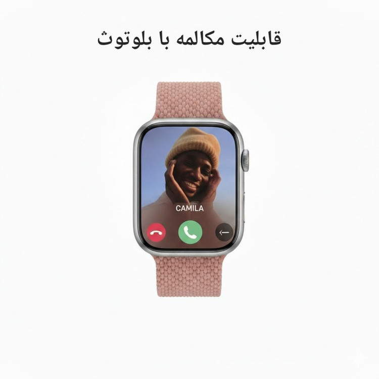 ساعت هوشمند 46 میلی متری ام تی کا مدل Series11 7+1 با بند سیلیکونی به همراه هدفون بلوتوثی