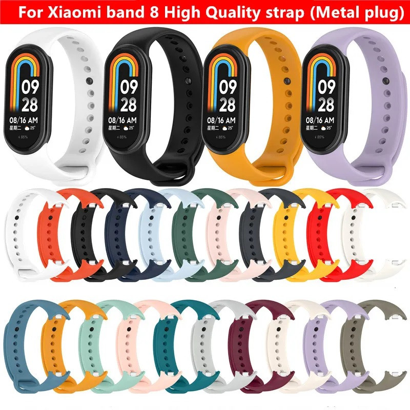 بند اکسون مدل سیلیکونی مناسب برای مچ بند هوشمند شیائومی MIBAND 8/9