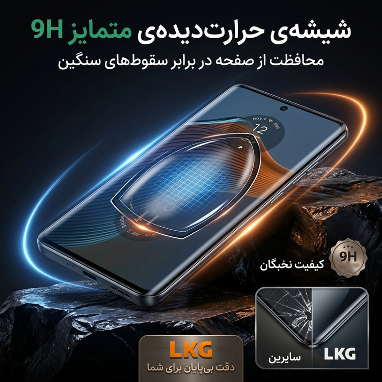محافظ صفحه نمایش ال کا جی مدل FUEG-LK مناسب برای گوشی موبایل شیائومی Redmi Note 15 4G