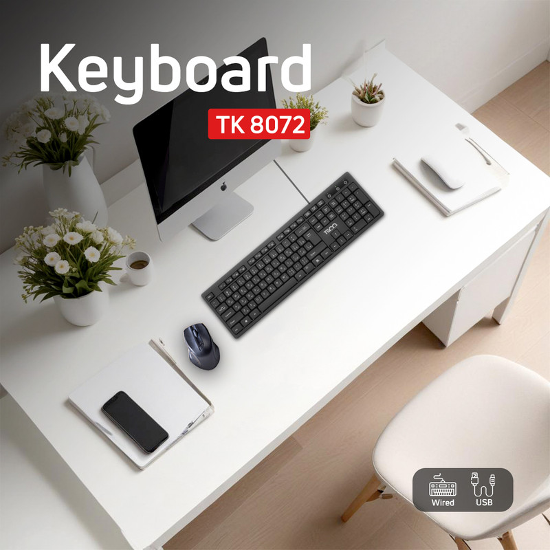 کیبورد تسکو مدل TK 8072