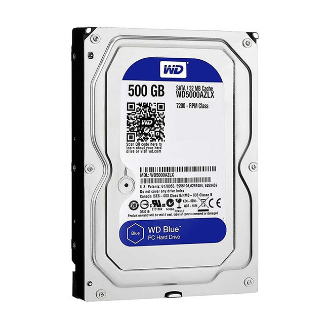 هارددیسک اینترنال وسترن دیجیتال مدل Blue WD5000AZLX ظرفیت 500 گیگابایت