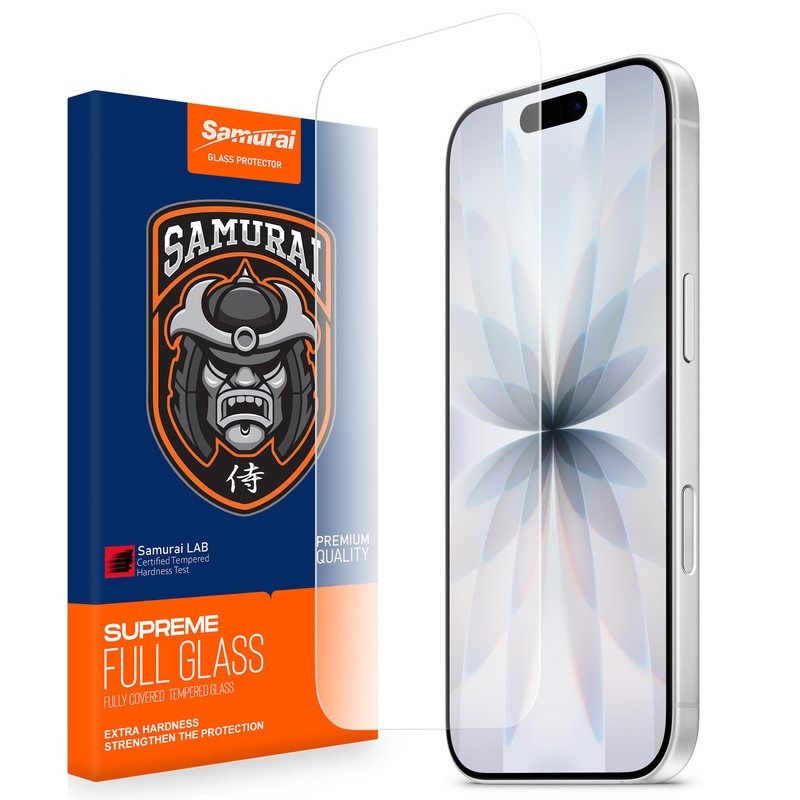 محافظ صفحه نمایش سامورایی مدل Invisiglass مناسب برای گوشی موبایل اپل iPhone 17