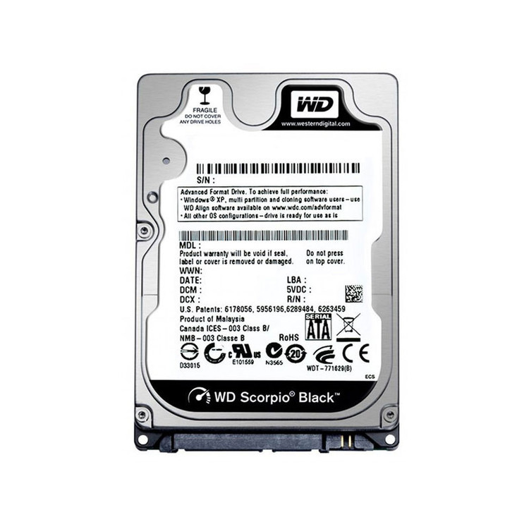 هارد دیسک وسترن دیجیتال مدل WD500LPLX ظرفیت 500 گیگابایت