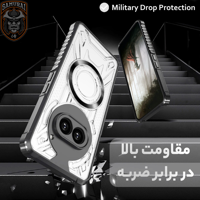 کاور سامورایی مدل Shocksafe مناسب برای گوشی موبایل ناتینگ Phone 2a