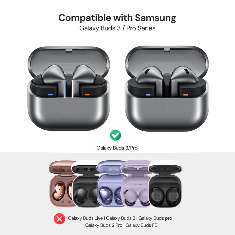 کاور سامورایی مدل Quad-36 مناسب برای کیس هدفون سامسونگ Galaxy Buds 3 Pro / Buds 3