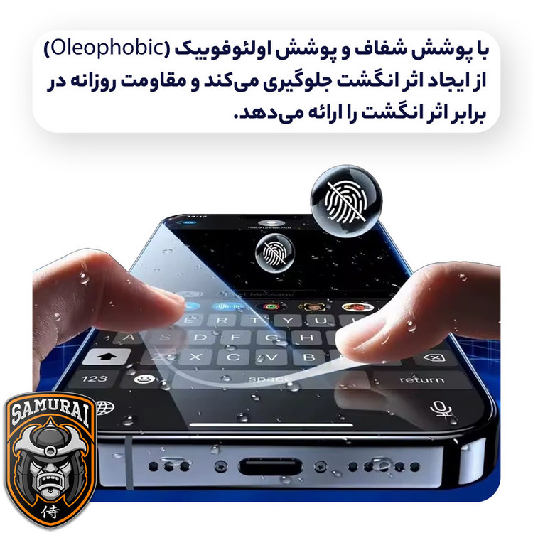 محافظ صفحه نمایش حریم شخصی سامورایی مدل Private مناسب برای گوشی موبایل سامسونگ Galaxy S24 Ultra