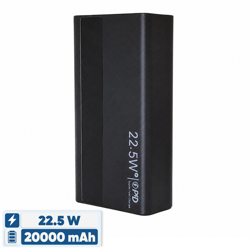 پاوربانک 22.5 وات مدل 2o000mahPD ظرفیت 20000 میلیآمپرساعت