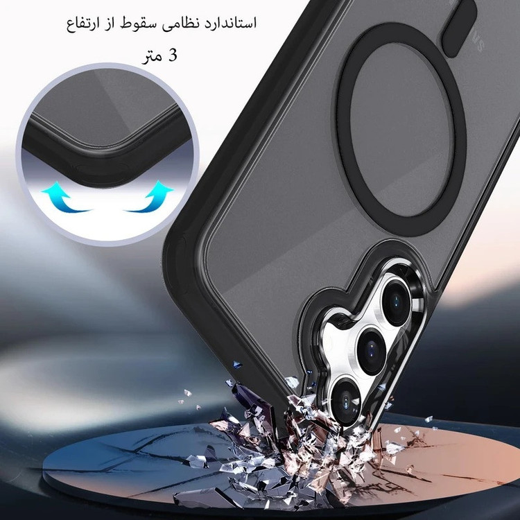 کاور بادی قاب مدل Magsafe-A 56 طرح مگ سیف مات مناسب برای گوشی موبایل سامسونگ Galaxy A56 5G / A56