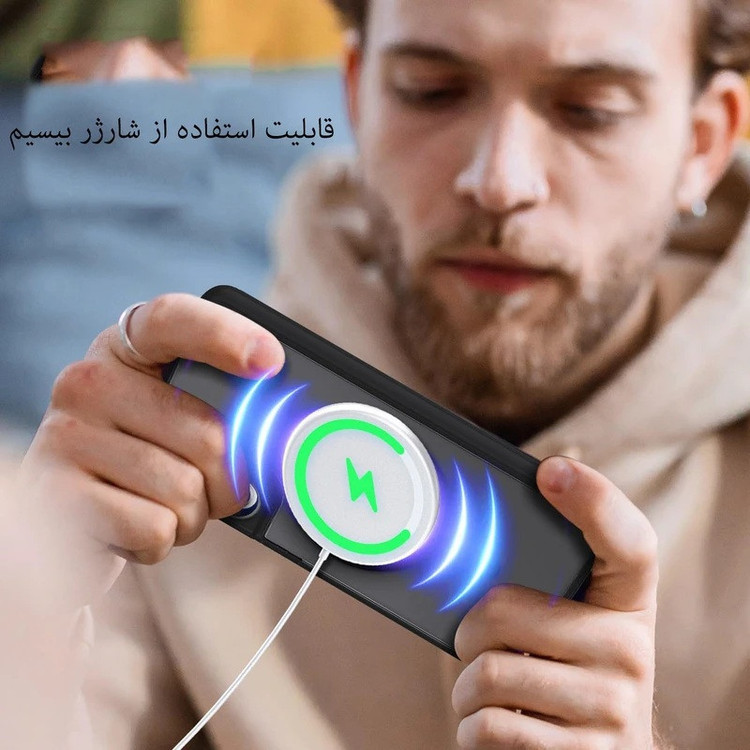 کاور بادی قاب مدل Magsafe-A 56 طرح مگ سیف مات مناسب برای گوشی موبایل سامسونگ Galaxy A56 5G / A56