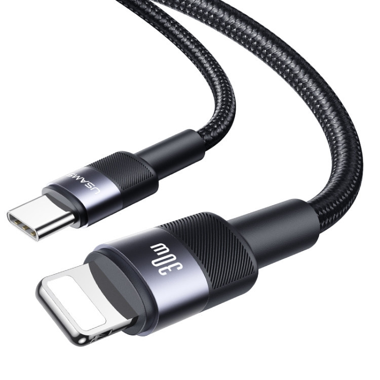 کابل تبدیل USB-C به لایتنینگ یوسمز مدل SJ729-30W طول 1.2 متر