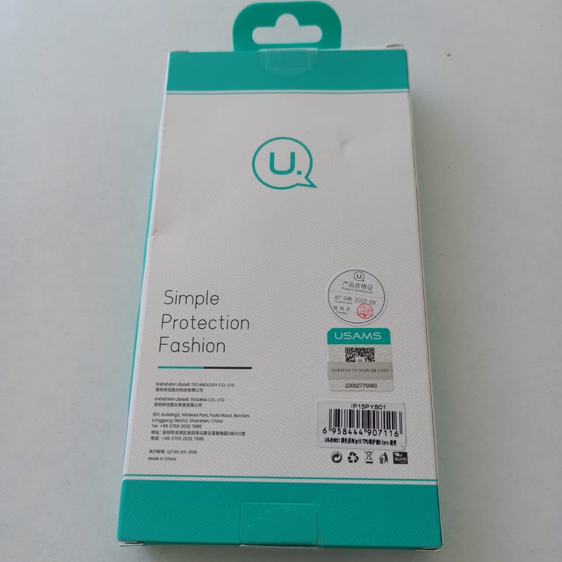 کاور یوسمز مدل BH851 مناسب برای گوشی موبایل اپل iphone 15 PRO