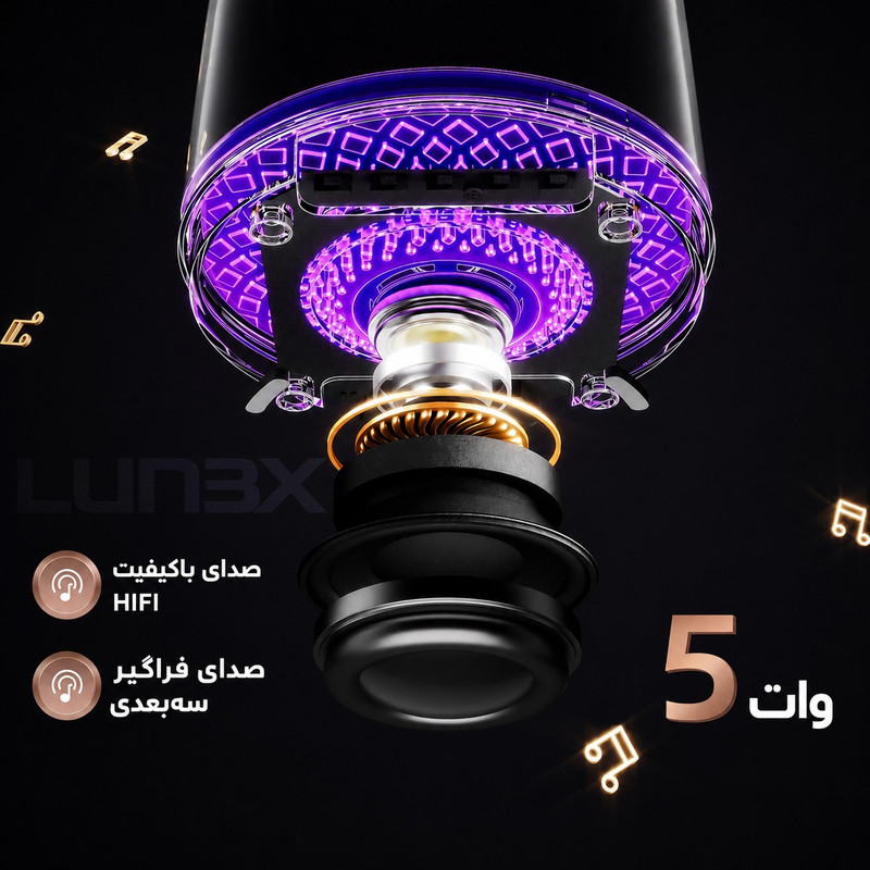 اسپیکر بلوتوثی قابل حمل مدل IIOO