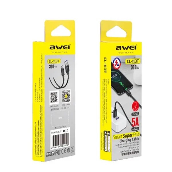 کابل تبدیل USB به USB-C اوی مدل CL-113T طول 1 متر