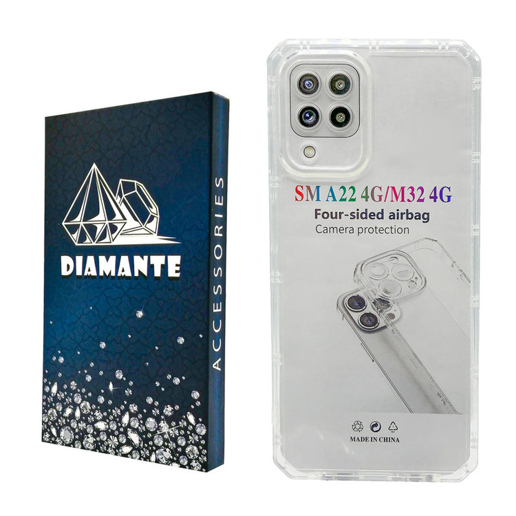 کاور دیامانته مدل Nahid Navy مناسب برای گوشی موبایل سامسونگ Galaxy A22 4G / M32 4G